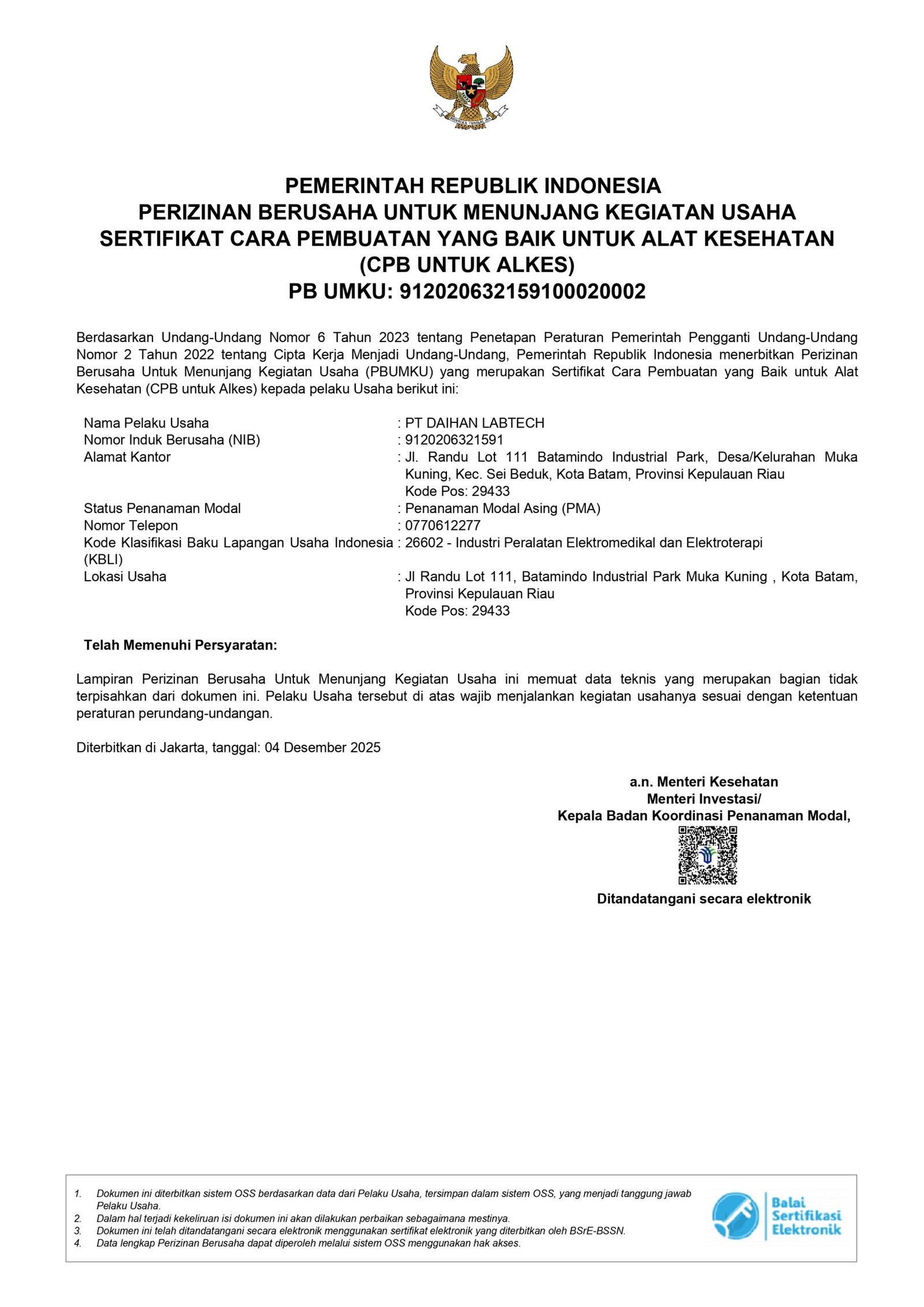 CPAKB Certificate